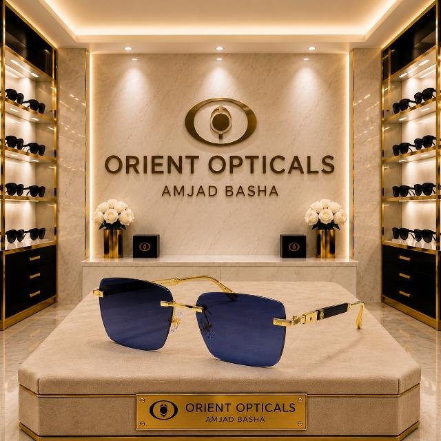 Inside the Orient Opticals studio in Ananthapuramu